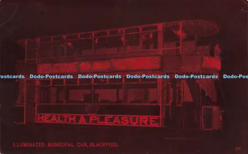 R206506 Beleuchteter Stadtwagen Blackpool 1916
