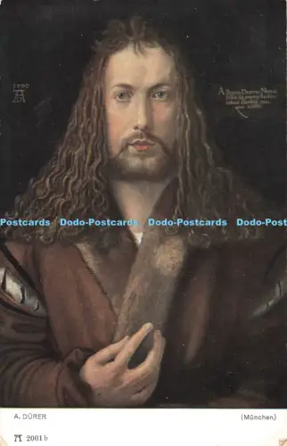 R206513 A Dürer München 2001b F Ackermanns Kunstverlag Serie 201b Nr 2001b Por