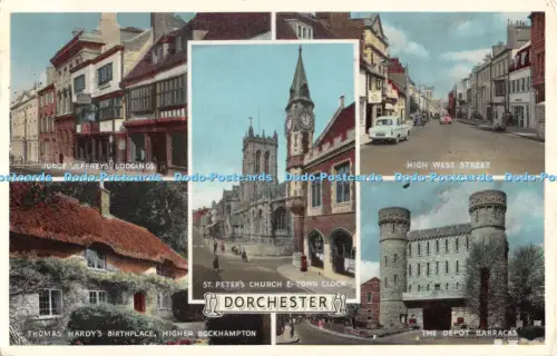R507100 Dorchester St Peter Church and Town Clock The Depot Barracks E T W Denni