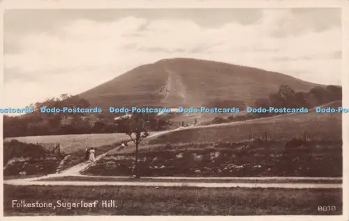 R505432 Folkestone Sugarloaf Hill RP Postkarte