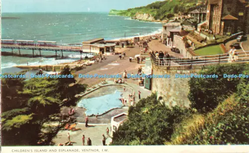 R508453 Childrens Island and Esplanade Ventnor I W Cotman Color Jarrold Nigh