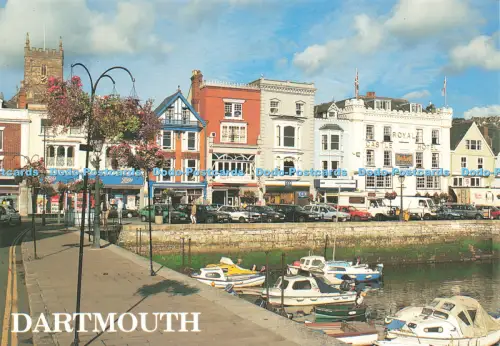 D221038 Dartmouth The Quay and Boat Float E T W Dennis Alan Curtis