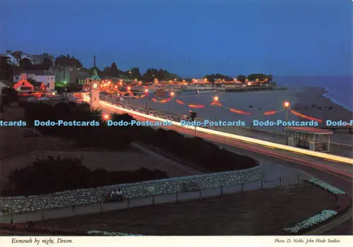 D217465 Devon Exmouth by Night John Hinde D Noble