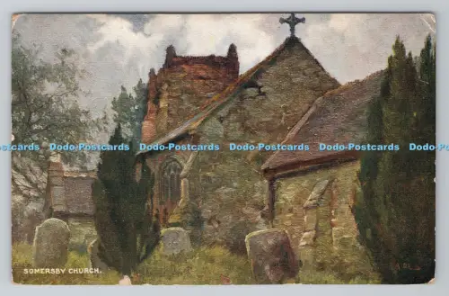 R800816 Somersby Church Eyre and Spottiswoode Woodbury Series No 4147