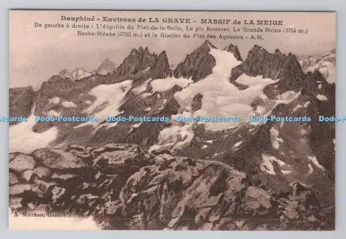 R800961 Dauphine Environs de la Grave Massif de la Meige A Mollaret