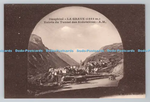 R800975 Dauphine La Grave Entree du Tunnel des Ardoisieres A Mollaret