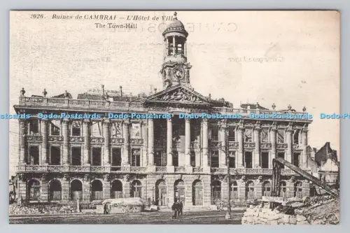 R800978 Ruines de Cambrai Das Rathaus