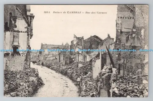 R800985 Ruines de Cambrai Rue des Carmes