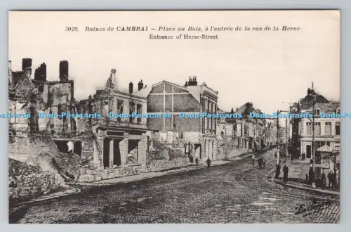 R800986 Ruines de Cambrai Eingang Herse Street