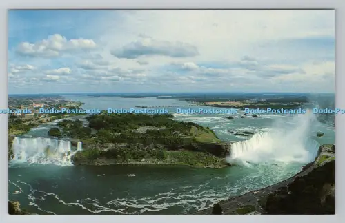R801010 Niagarafälle Rutschen Niagara mit Blick auf die American Falls The Ni