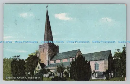 R801078 Middlesex Stanwell Church christliche Romane diese schöne Serie feiner