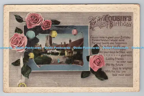 R801087 For My Cousin Birthday View To City Flowers