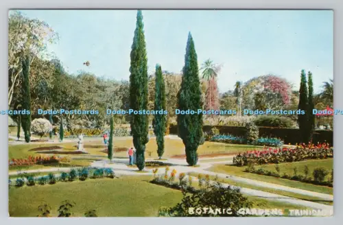 R801218 Trinidad Botanischer Garten H O Thomas Port of Spain Dormand Postkarte Rive