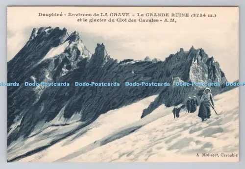 R801222 Dauphine Environs de la Grave La Grande Ruine Et Le Glacier du Clot des