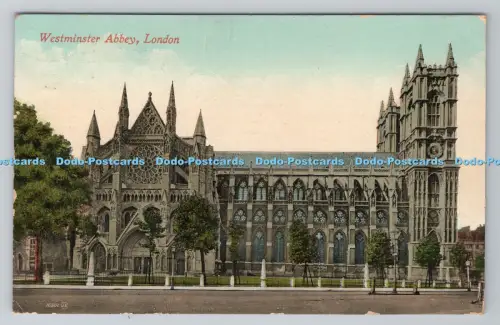 R801281 London Westminster Abbey Valentine Serie 1910