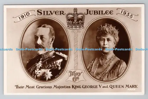 R801291 Silber Jubiläum Ihre gnädigsten Majestäten König Georg V. und Königin Mar