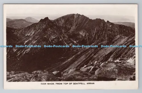 R801305 Arran Cior Mhor From Top of Goatfell Holmes Real Real Photo Series W H
