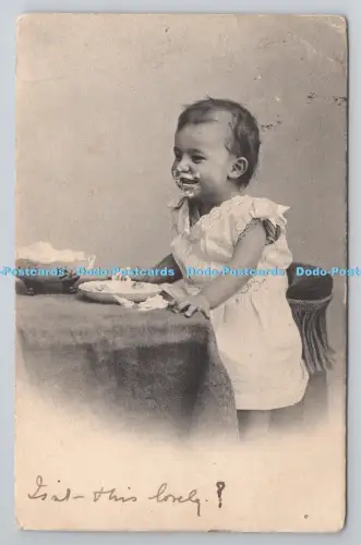 R801366 Kinder genießen Mahlzeit H M Serie 4197 1913