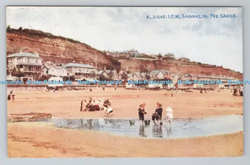 R801372 I O W Shanklin The Sands Photochrom London Tunbridge Wells Celesque Seri