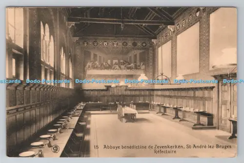 R801382 Abbaye Benedictine de Zevenkerken St Andre lez Brügge Refectoire Julien