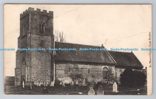 R801396 St Mary Church Great Bentley C Wadley