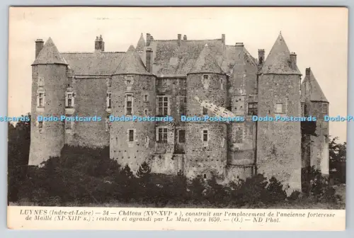 R814196 Luynes Indre et Loire Chateau ND Phot