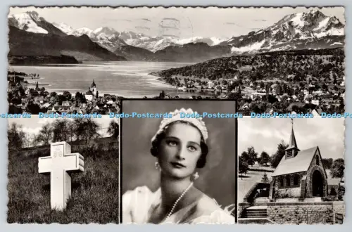 R814213 Kussnacht s le Righi Suisse Chapelle Commemorative de S M la Reine Astri