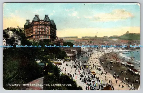 R814225 Scarborough The Sands From Spa Grounds E T W Dennis