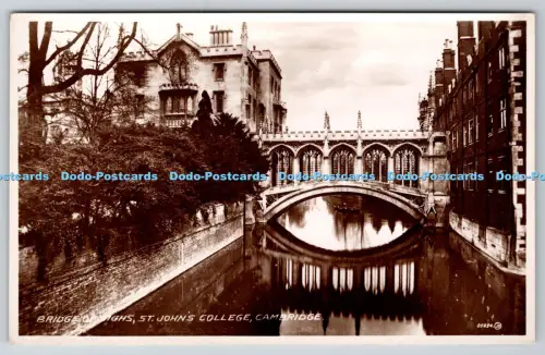 R814229 Cambridge St Johns College Bridge of Sighs Valentine RP