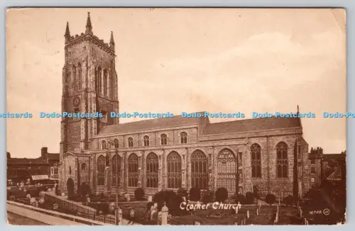 R814236 Cromer Church Valentine Bromotype Series PM Banbury 1925