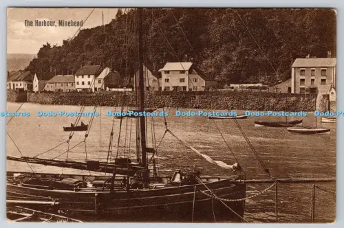 R814270 Minehead Der Hafen Postkarte
