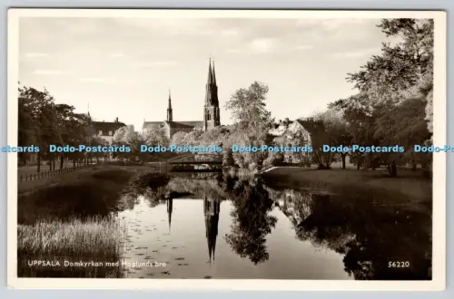 R814569 Uppsala Domkyrkan med Haglunds Bro Pressbyran