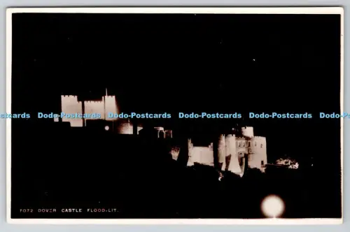 R814577 Dover Castle Flood Lit E A Sweetman Tunbridge Wells