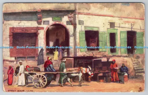 R814613 Kairoer Straßenszene Malerisches Ägypten Tuck Oilette Serie IV 7204