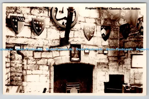 R814616 Kamin in Royal Chambers Castle Rushen