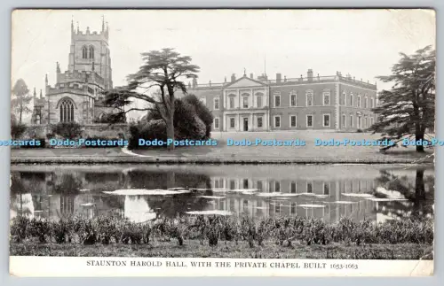 R814619 Staunton Harold Hall With The Private Chapel Built