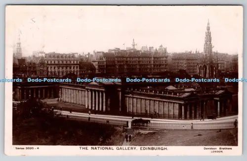 R814639 Edinburgh The National Gallery Davidson Real Photograph Series 1907