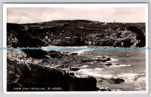 R814791 St Agnes Blick von Trevellas The R A Postcards London RP