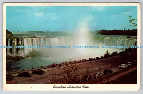 R814792 Canadian Horseshoe Falls F H Leslie Ontario Canada Curteichcolor 1962