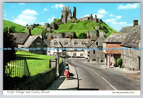 R815095 Dorset Corfe Village and Castle John Hinde