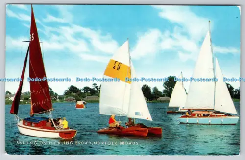 R815099 Norfolk Broads segeln auf Hickling Broad J Salmon Sevenoaks PM Great Yar