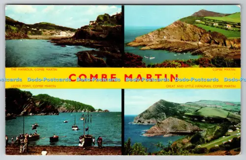 R815129 Combe Martin Lester Point The Harbour Jarrold Norwich England Multi View