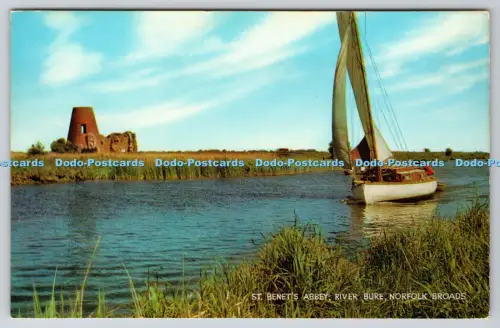 R815300 Norfolk Broads River Bure St Benet Abbey J Salmon Sevenoaks