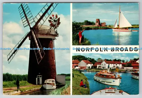 R815438 Norfolk Broads John Hinde D W Fletcher E Nagele Multi View