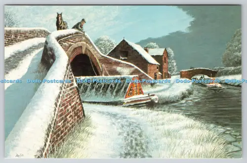 R815440 Wintertime Great Haywood Junction Trent and Mersey Canal J Salmon Seveno