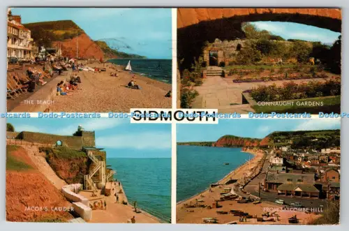 R815446 Sidmouth The Beach J Salmon Sevenoaks PM Exeter District 1973 Multi View
