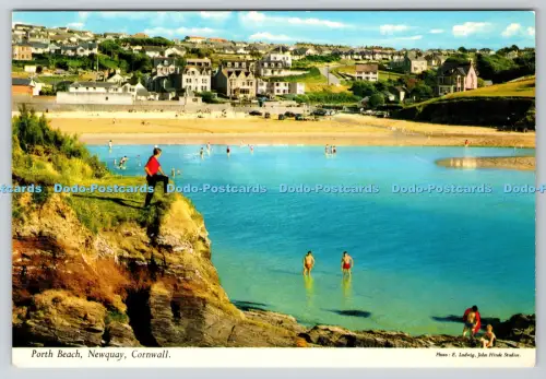 R815448 Newquay Cornwall Porth Beach John Hinde E Ludwig