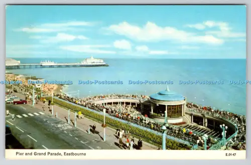 R815458 Eastbourne Pier and Grand Parade E T W Dennis Scarborough