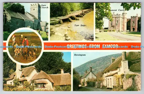 R815465 Grüße von Exmoor Bossington Harvey Barton 1977 Mehrfachansicht