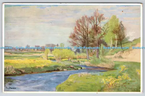 R815604 Sunny Landscape Packet No 25 The Medici Society London Hale Cushman and